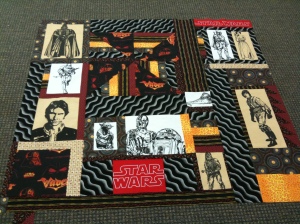 Joan's Star Wars quilt